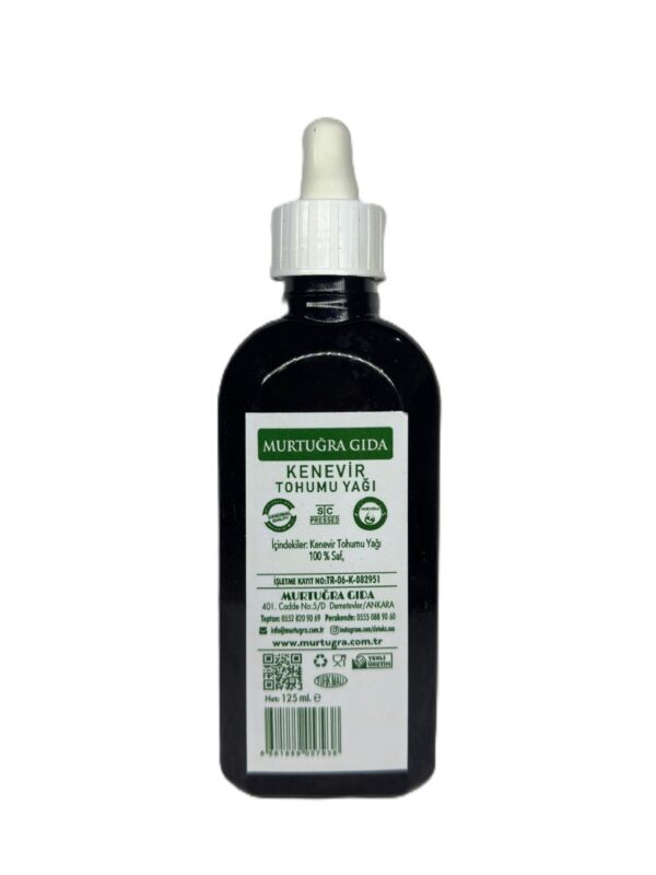 Kenevir Tohumu Yağı 125ml.