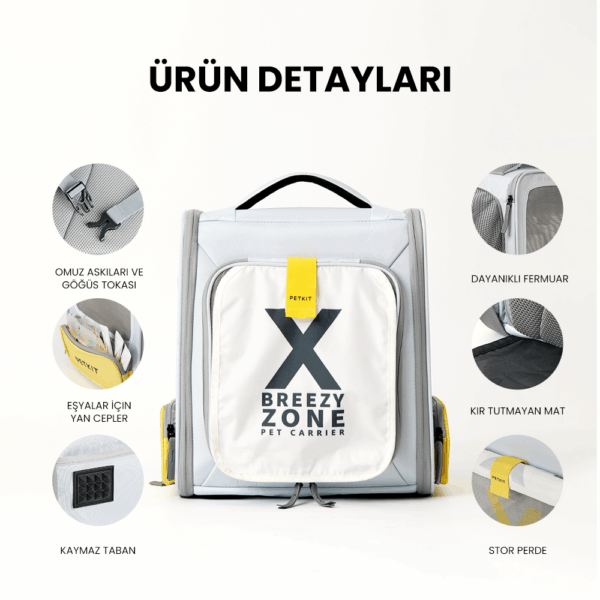 Petkit Breezy X Zone Evcil Hayvan Çantası
