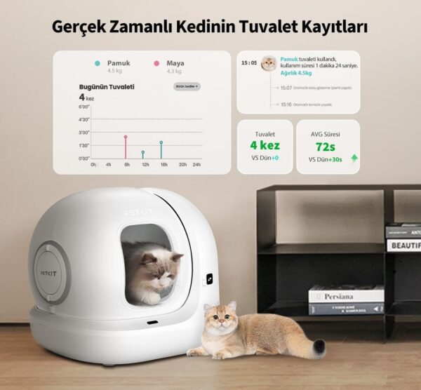 Petkit Pura Max 2 Akıllı Kedi Tuvaleti
