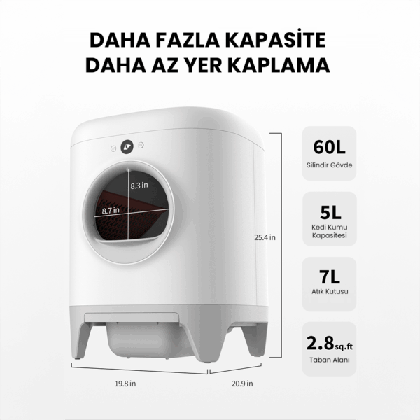 Petkit Pura X Akıllı Kedi Tuvaleti