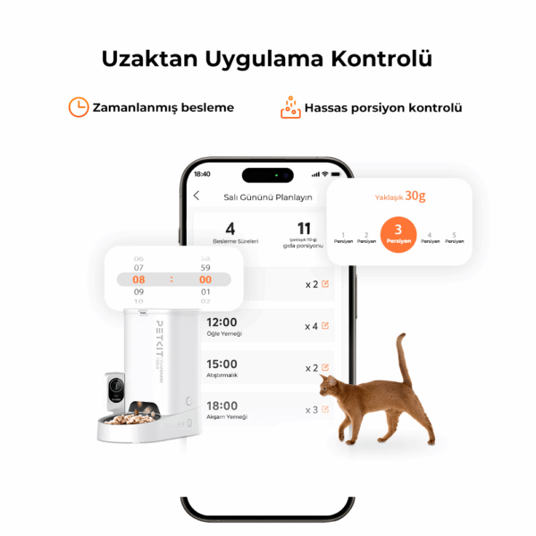 Petkit Yumshare Solo Kameralı Akıllı Mama Kabı